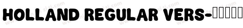 Holland Regular Vers字体转换